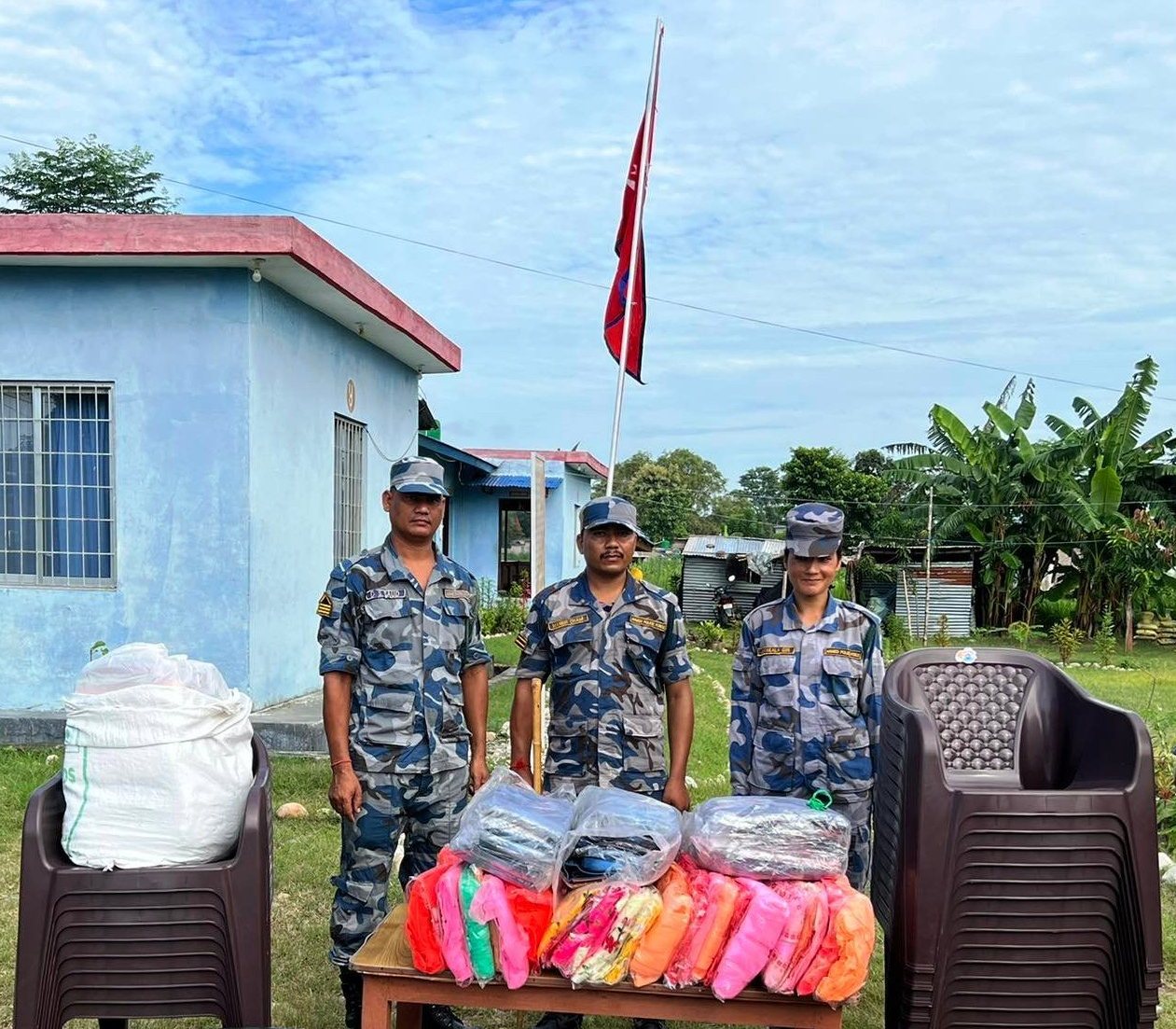 सशस्त्र प्रहरीद्वारा भन्सार छलीको सामान बरामद 